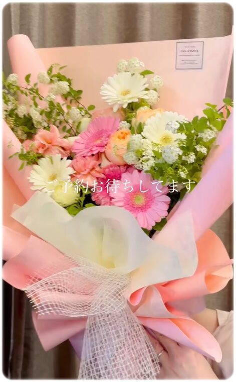 母の日花束の予約案内イメージ