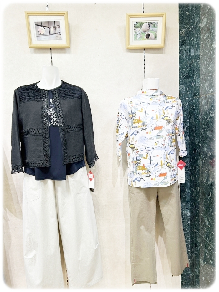 上品で落ち着いた婦人服コーディネート