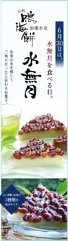京都・伏見区醍醐で水無月を買うなら｜山科鳴海餅【白・黒糖・抹茶】