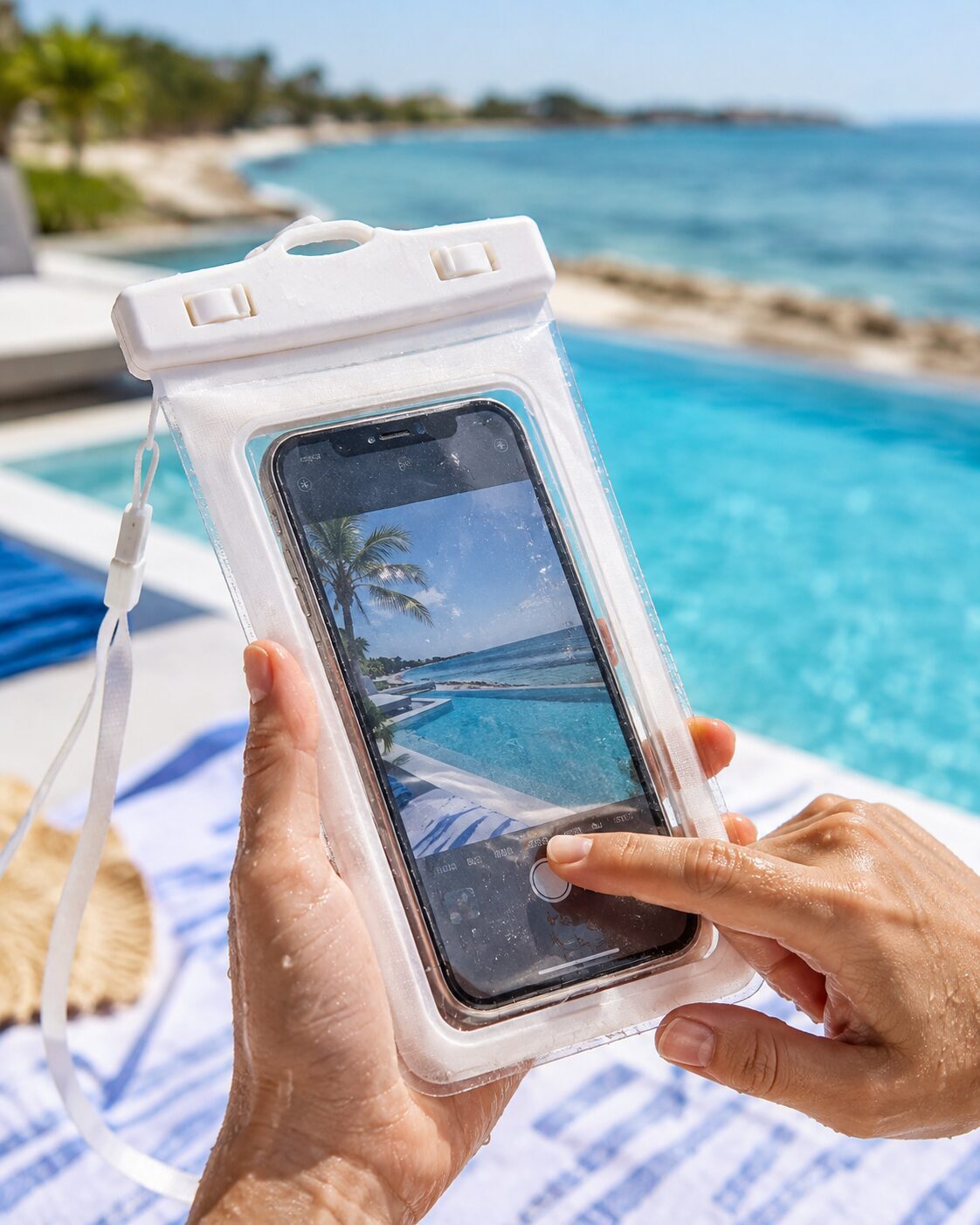 GRACEで販売中のIPX8表記スマートフォン用防水ケース