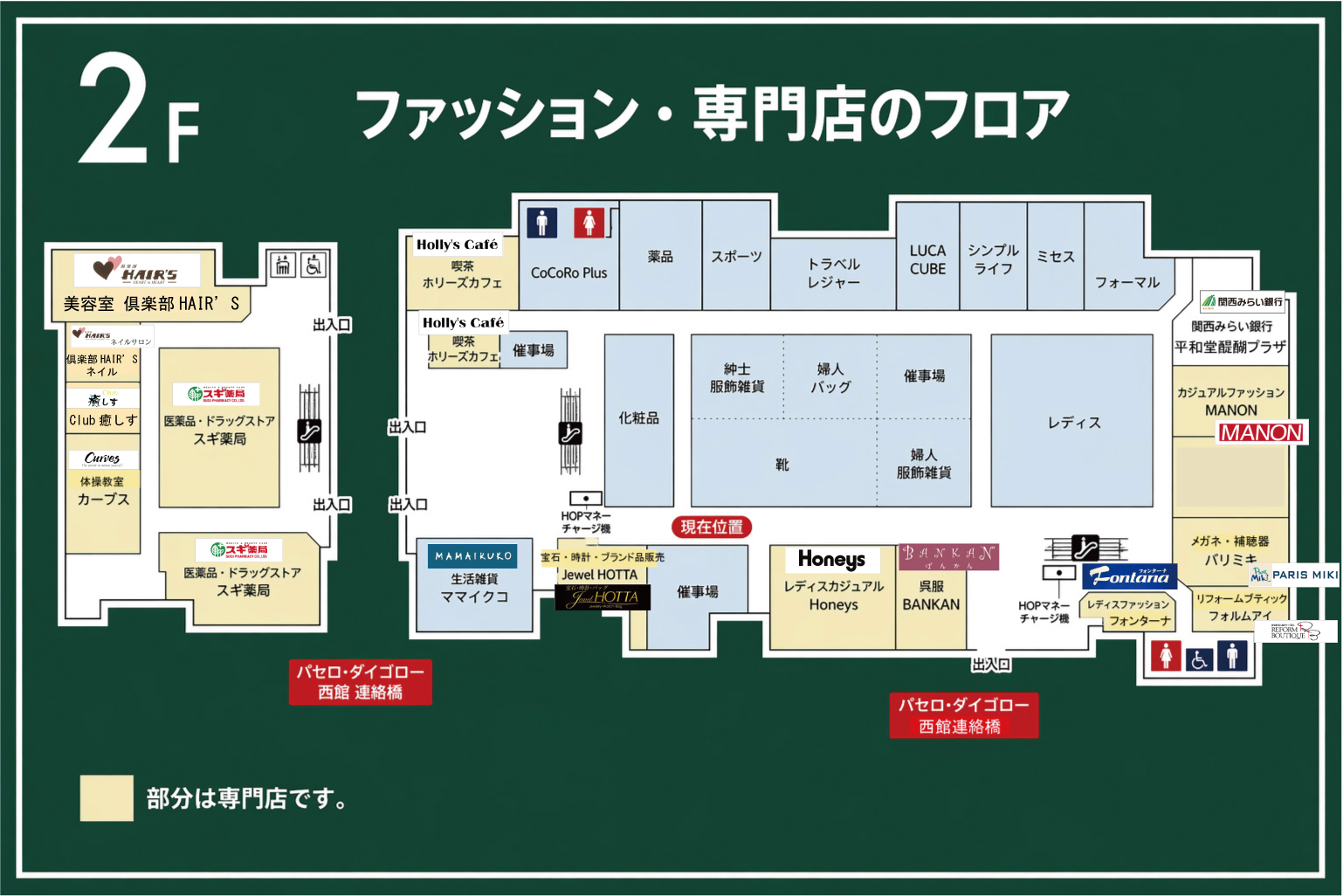 アル・プラザ醍醐 2階フロアマップ