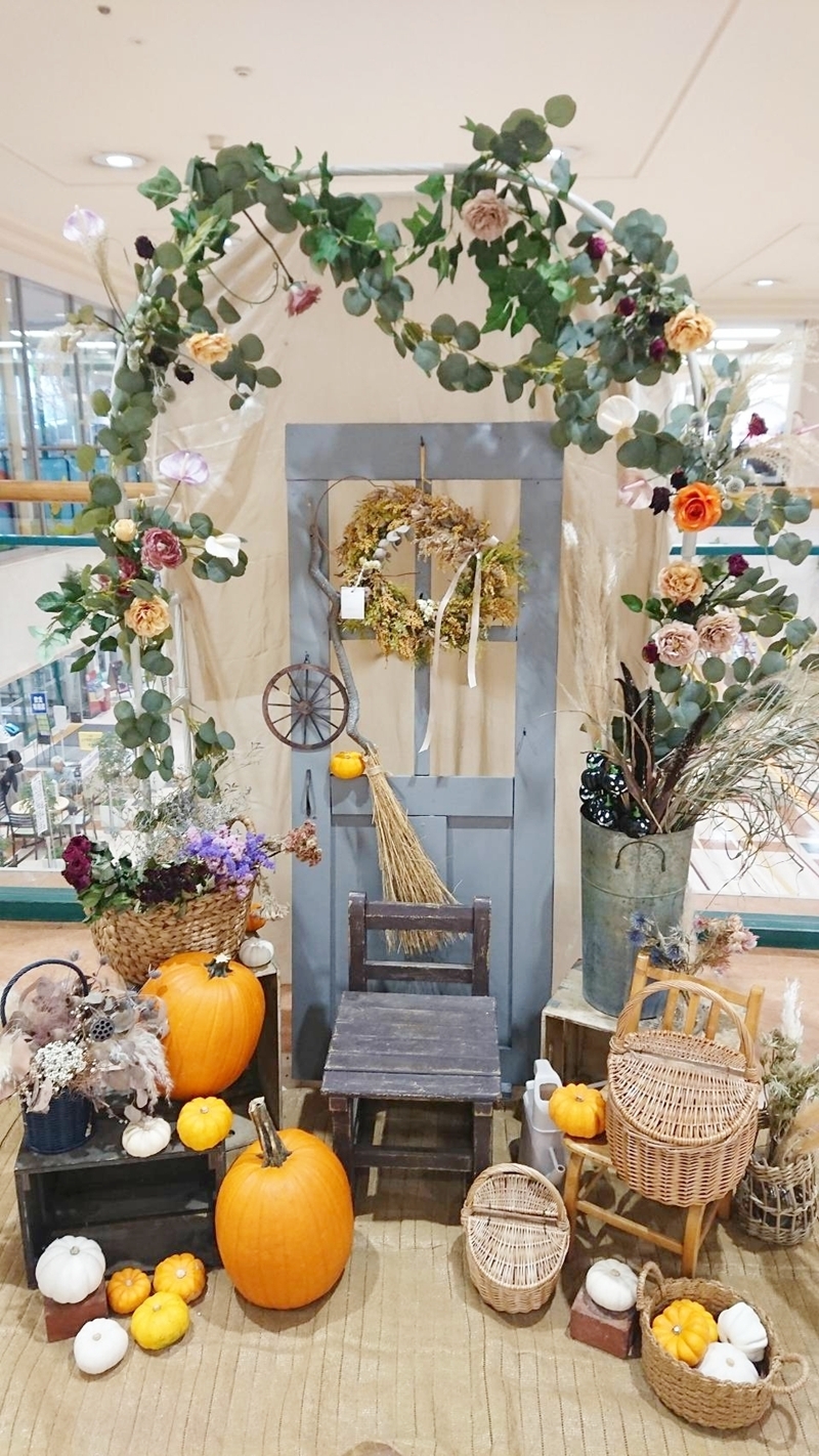 フラワーショップKAZのハロウィンフォトスポット