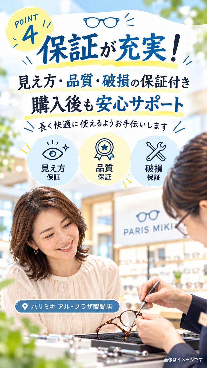 パリミキ 見え方測定のイメージ